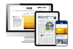 PC zeigt Website der NOZ, E-Paper auf Tablet und News-App auf Smartphone dargestellt.