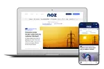 NOZ-Website auf Laptop und NOZ-App auf Smartphone mit Artikeln zu Ausbildung und regionalen Themen.  
