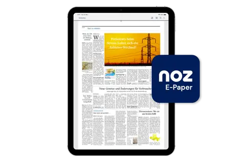 Tablet mit der E-Paper-App