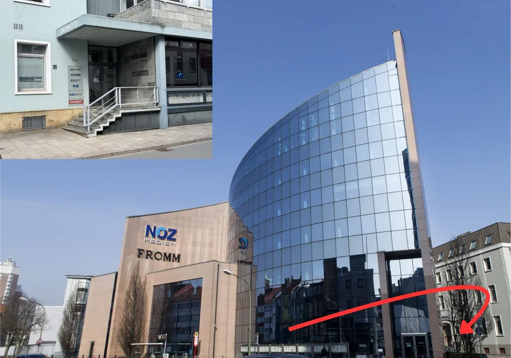 Eingang zur Digitalsprechstunde von noz