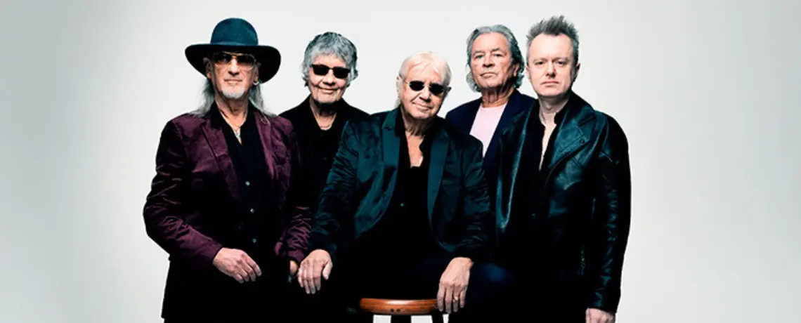 Band Deep Purple steht zusammen