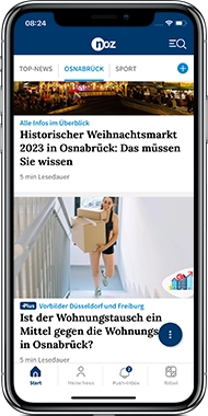 NOZ News-App, Ansicht 1